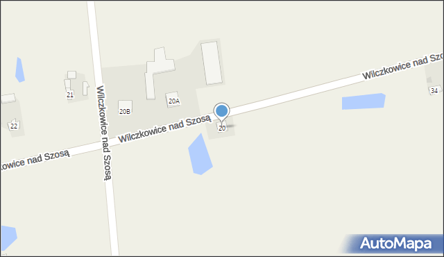 Wichrów, Wichrów, 20, mapa Wichrów