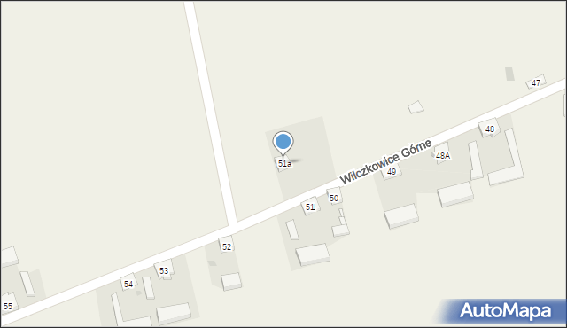 Wichrów, Wichrów, 51a, mapa Wichrów