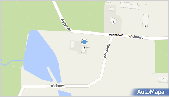 Wichrowo, Wichrowo, 5, mapa Wichrowo