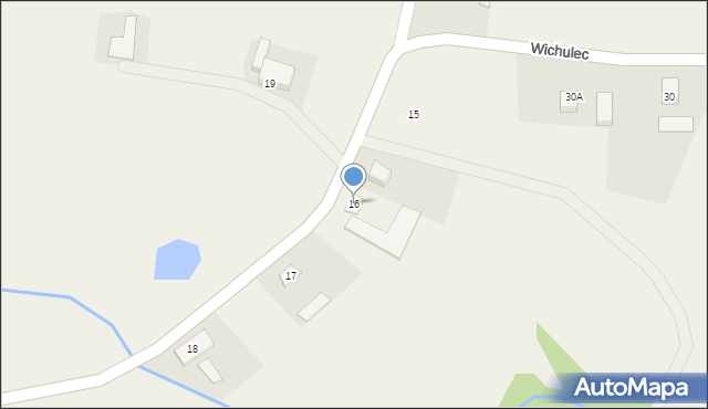 Wichulec, Wichulec, 16, mapa Wichulec