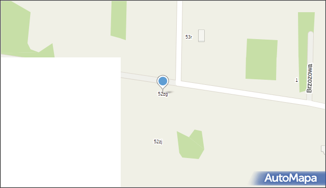 Wiciejów, Wiciejów, 52zg, mapa Wiciejów