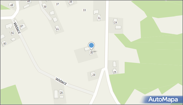 Widacz, Widacz, 30, mapa Widacz