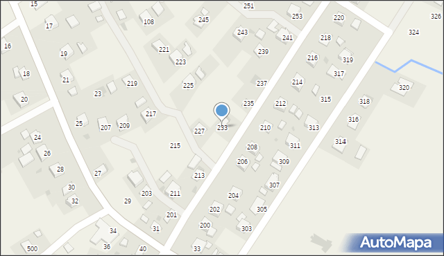 Widacz, Widacz, 233, mapa Widacz