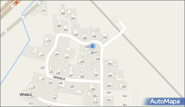 Widacz, Widacz, 297, mapa Widacz