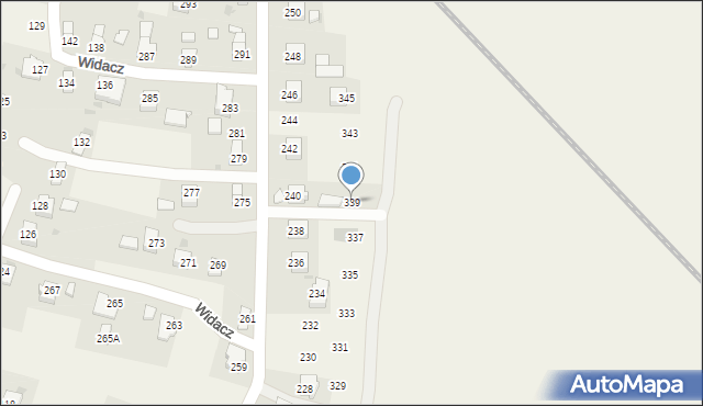 Widacz, Widacz, 339, mapa Widacz