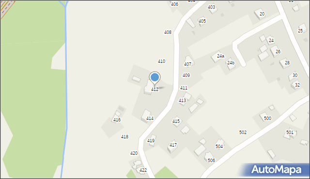 Widacz, Widacz, 412, mapa Widacz