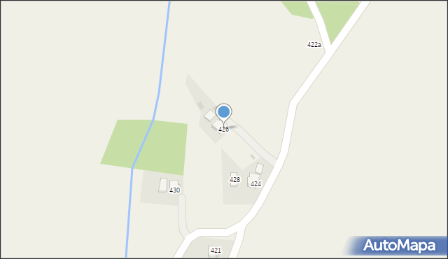 Widacz, Widacz, 426, mapa Widacz