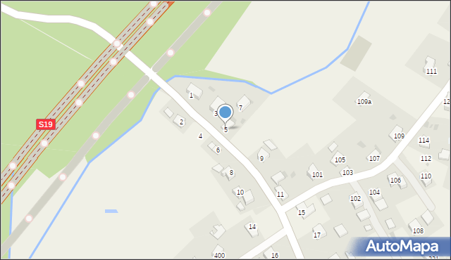 Widacz, Widacz, 5, mapa Widacz