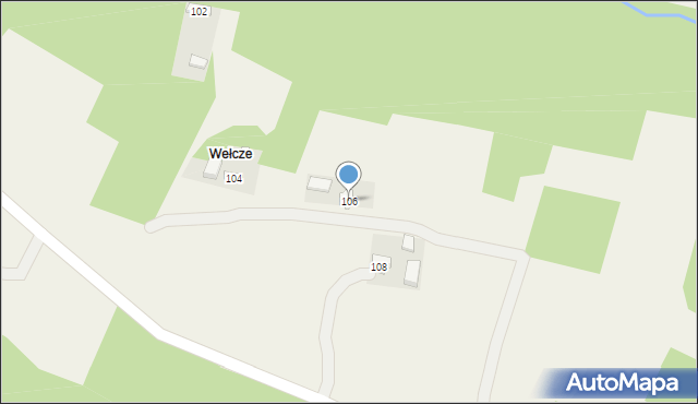 Widaczów, Widaczów, 106, mapa Widaczów