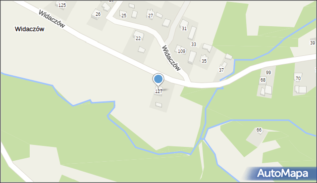 Widaczów, Widaczów, 127, mapa Widaczów