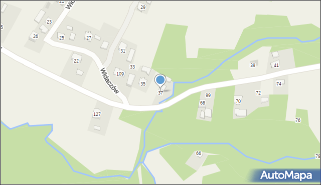 Widaczów, Widaczów, 37, mapa Widaczów