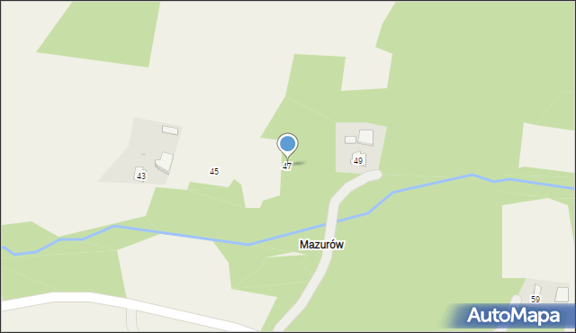 Widaczów, Widaczów, 47, mapa Widaczów