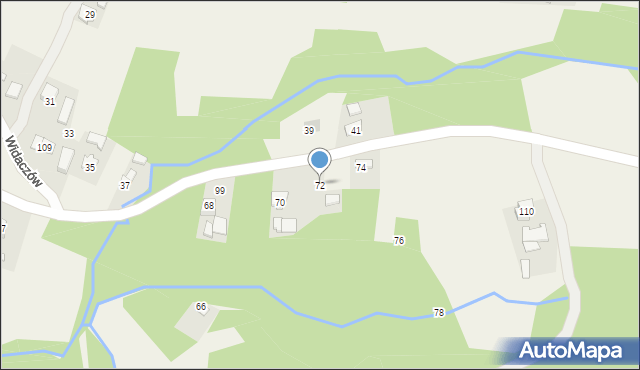 Widaczów, Widaczów, 72, mapa Widaczów