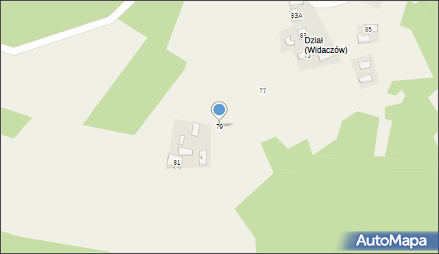 Widaczów, Widaczów, 79, mapa Widaczów