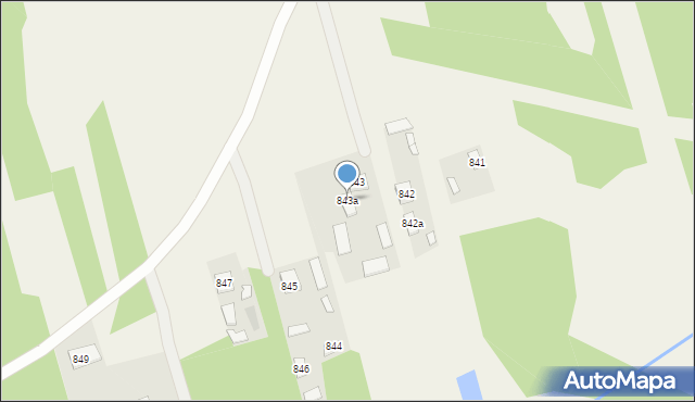 Widełka, Widełka, 843a, mapa Widełka