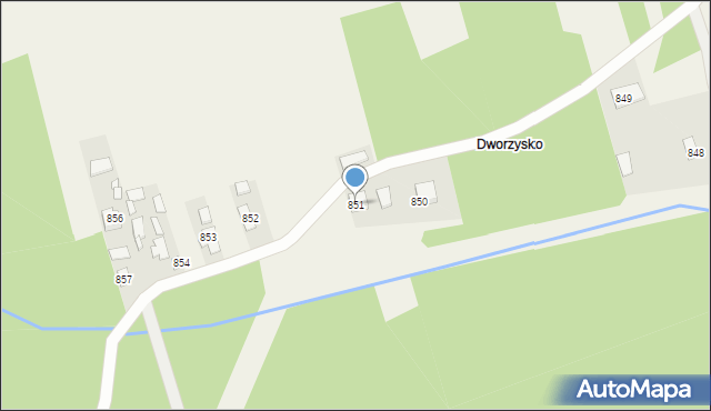 Widełka, Widełka, 851, mapa Widełka