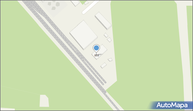 Widełka, Widełka, 869, mapa Widełka