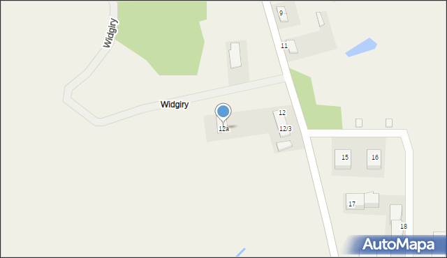 Widgiry, Widgiry, 12a, mapa Widgiry