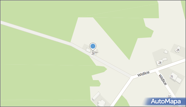 Widlice, Widlice, 29, mapa Widlice