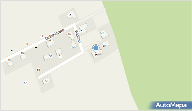 Widlino, Widlino, 45, mapa Widlino