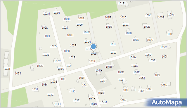 Widna Góra, Widna Góra, 101L, mapa Widna Góra