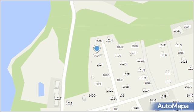 Widna Góra, Widna Góra, 102L, mapa Widna Góra