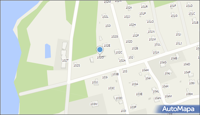 Widna Góra, Widna Góra, 102O, mapa Widna Góra