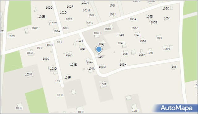 Widna Góra, Widna Góra, 104K, mapa Widna Góra
