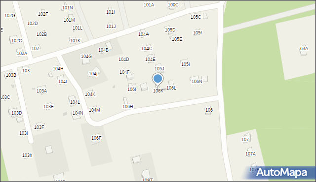 Widna Góra, Widna Góra, 106K, mapa Widna Góra