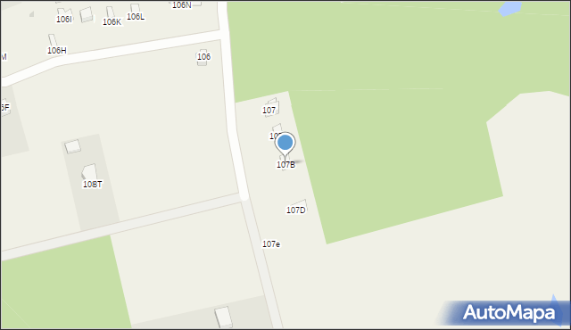 Widna Góra, Widna Góra, 107B, mapa Widna Góra