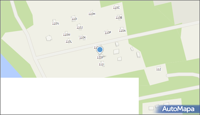 Widna Góra, Widna Góra, 111k, mapa Widna Góra