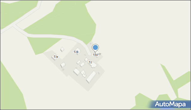 Widna Góra, Widna Góra, 53A, mapa Widna Góra