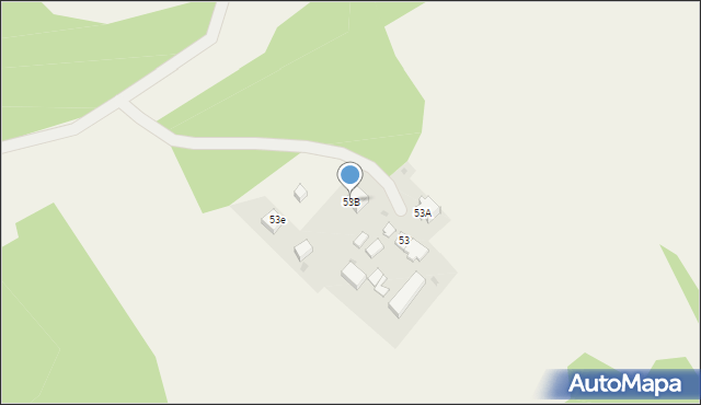 Widna Góra, Widna Góra, 53B, mapa Widna Góra