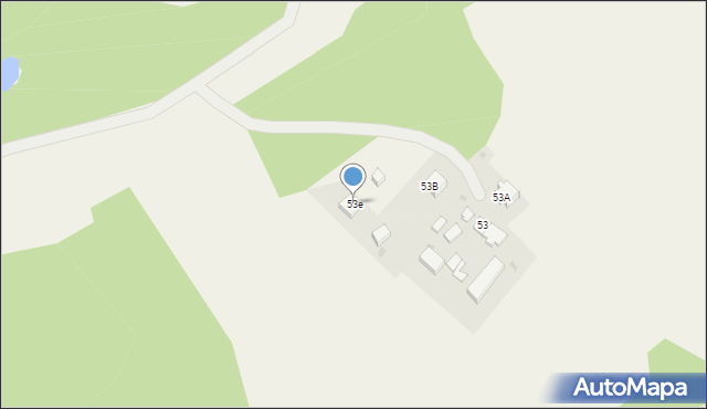 Widna Góra, Widna Góra, 53e, mapa Widna Góra