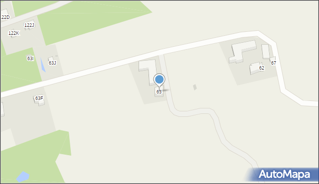 Widna Góra, Widna Góra, 63, mapa Widna Góra