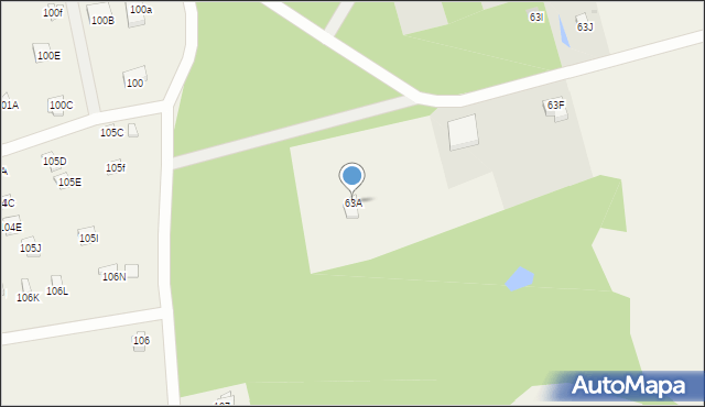 Widna Góra, Widna Góra, 63A, mapa Widna Góra