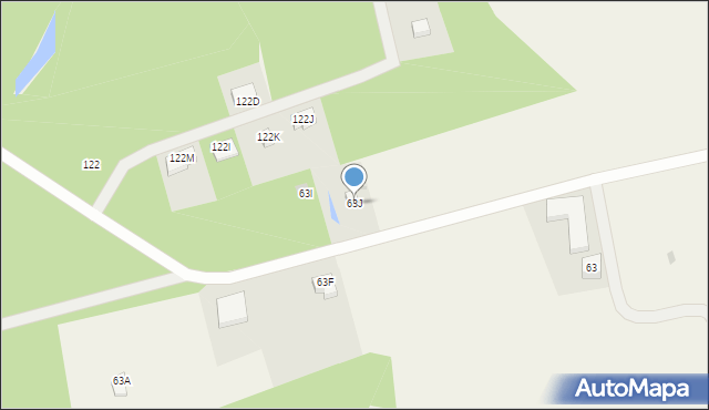 Widna Góra, Widna Góra, 63J, mapa Widna Góra