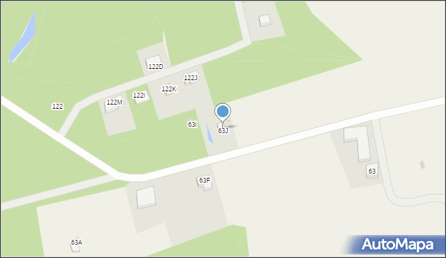 Widna Góra, Widna Góra, 63k, mapa Widna Góra