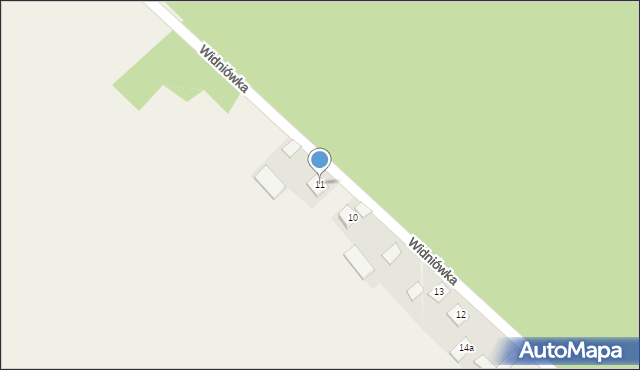 Widniówka, Widniówka, 11, mapa Widniówka