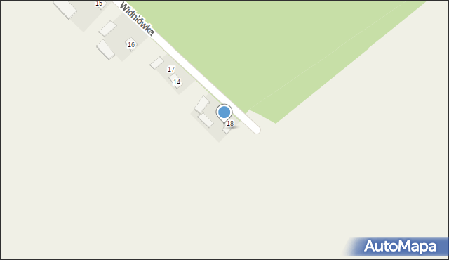 Widniówka, Widniówka, 18a, mapa Widniówka