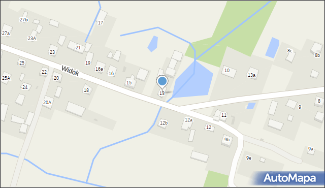 Widok, Widok, 13, mapa Widok