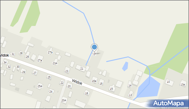 Widok, Widok, 17, mapa Widok