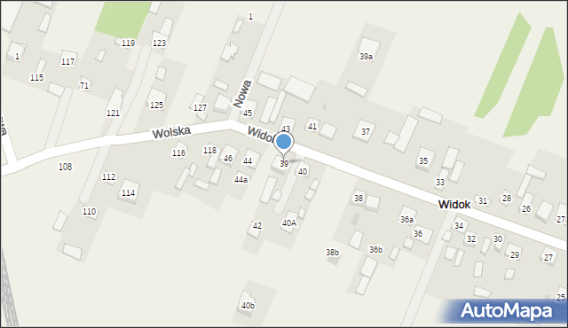Widok, Widok, 39, mapa Widok