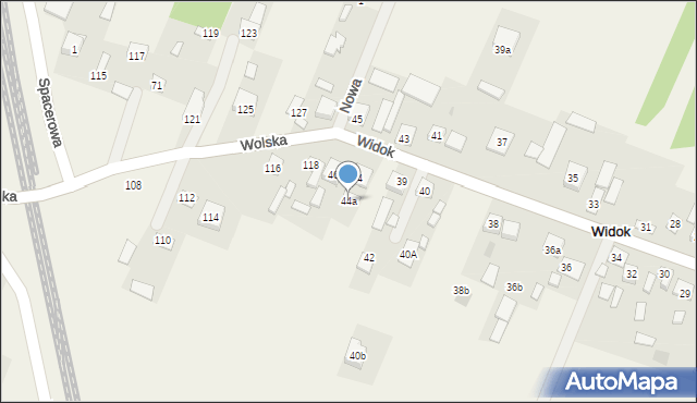 Widok, Widok, 44a, mapa Widok