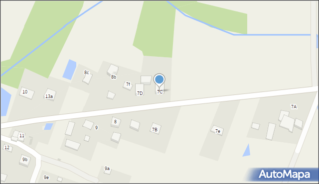 Widok, Widok, 7C, mapa Widok