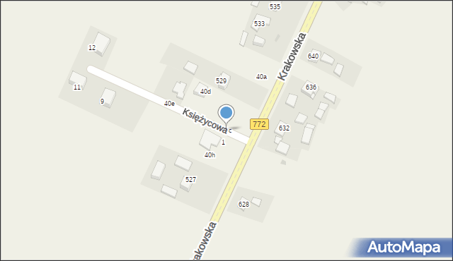 Widoma, Widoma, 40c, mapa Widoma