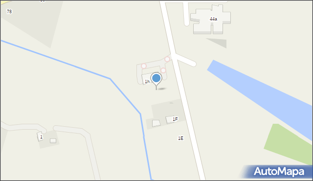 Widoradz, Widoradz, 1g, mapa Widoradz