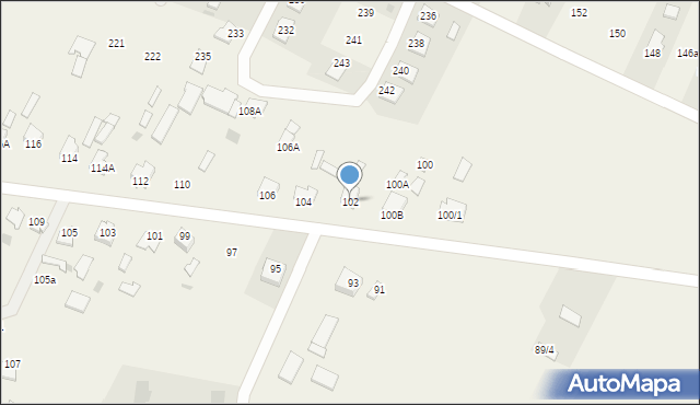 Widowo, Widowo, 102, mapa Widowo
