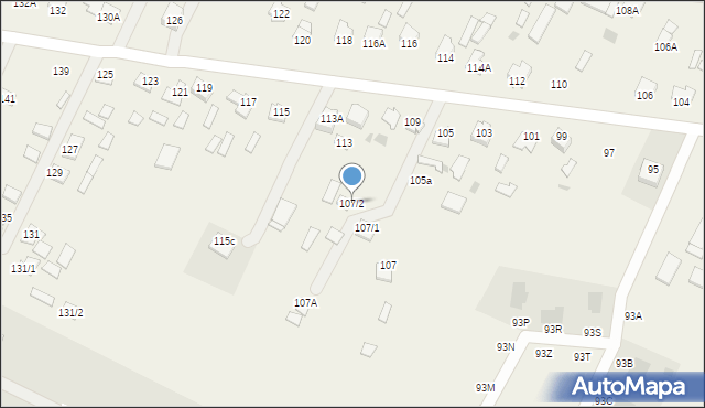 Widowo, Widowo, 107/2, mapa Widowo