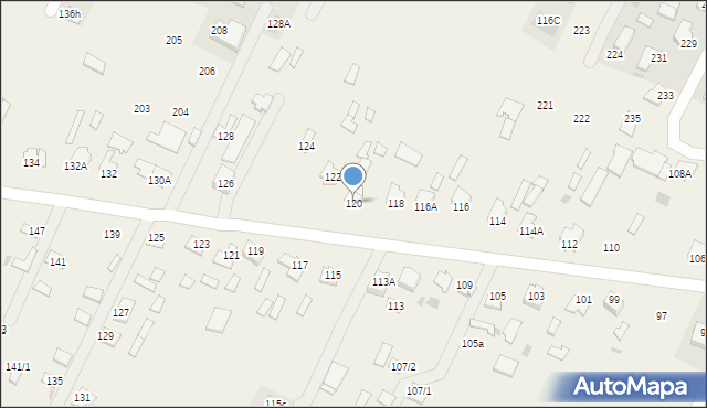 Widowo, Widowo, 120, mapa Widowo